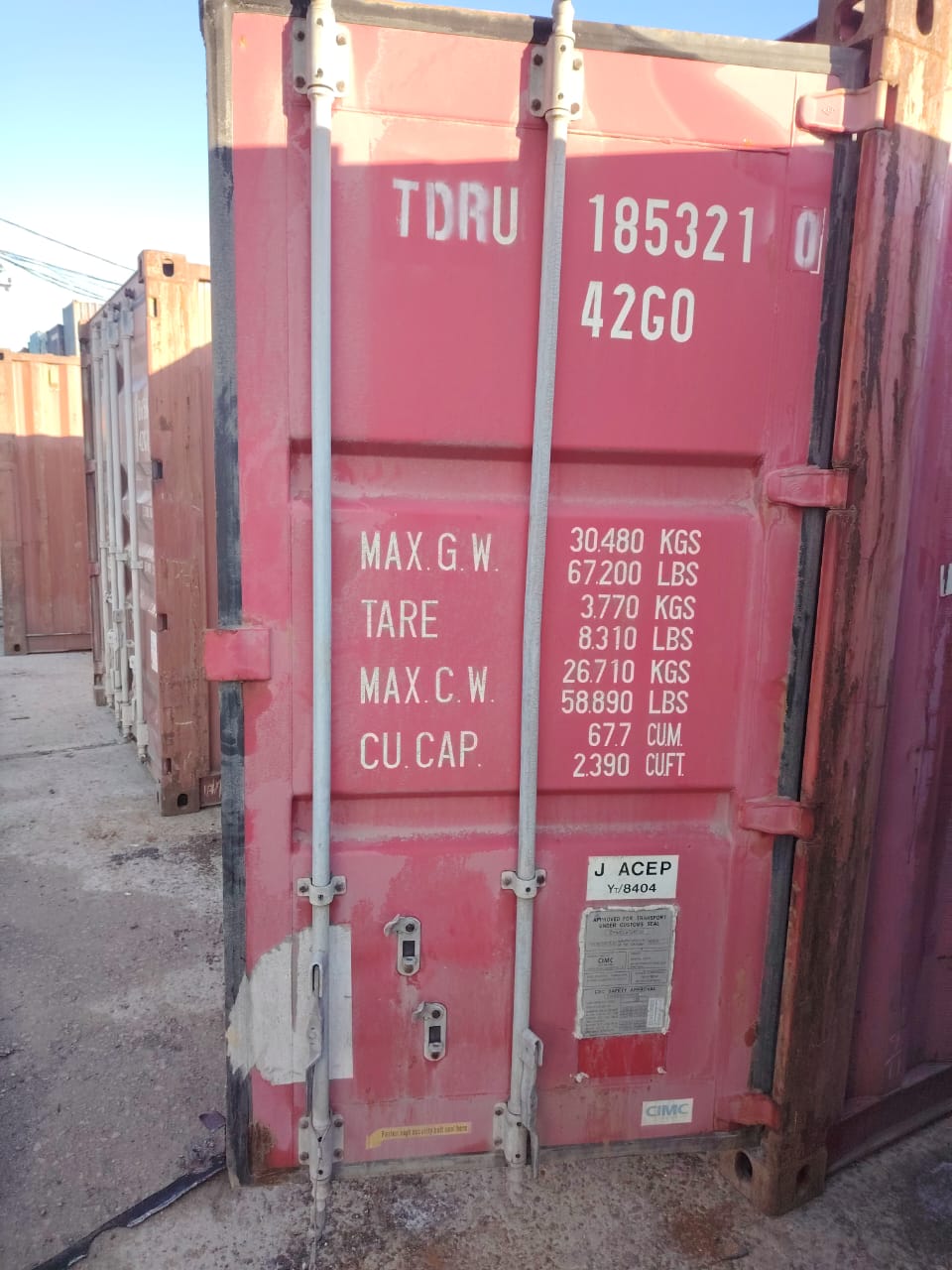 Морской контейнер TDRU1853210